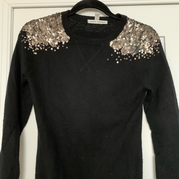 Autumn Cashmere black sweater